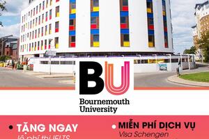 CƠ HỘI NHẬN HỌC BỔNG 100% HỌC PHÍ TỪ TRƯỜNG ĐẠI HỌC BOURNEMOUTH