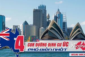 4 CON ĐƯỜNG ĐỊNH CƯ ÚC PHỔ BIẾN NHẤT