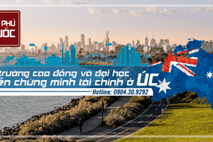 GIẤC MƠ DU HỌC ÚC KHÔNG CẦN CHỨNG MINH TÀI CHÍNH